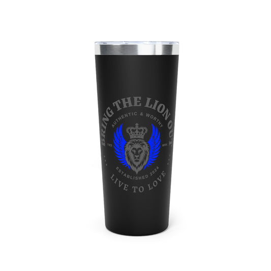 BTLO Thin Blue Line Copper Vacuum Insulated Tumbler, 22oz