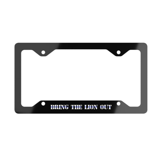 License Plate Frame | Thin Blue Line Edition