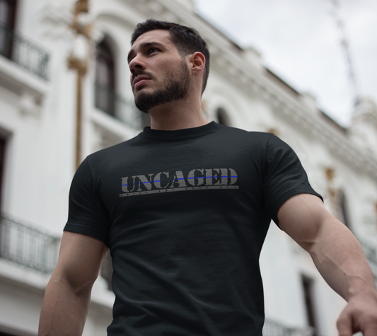 I AM UNCAGED Thin Blue Line Edition